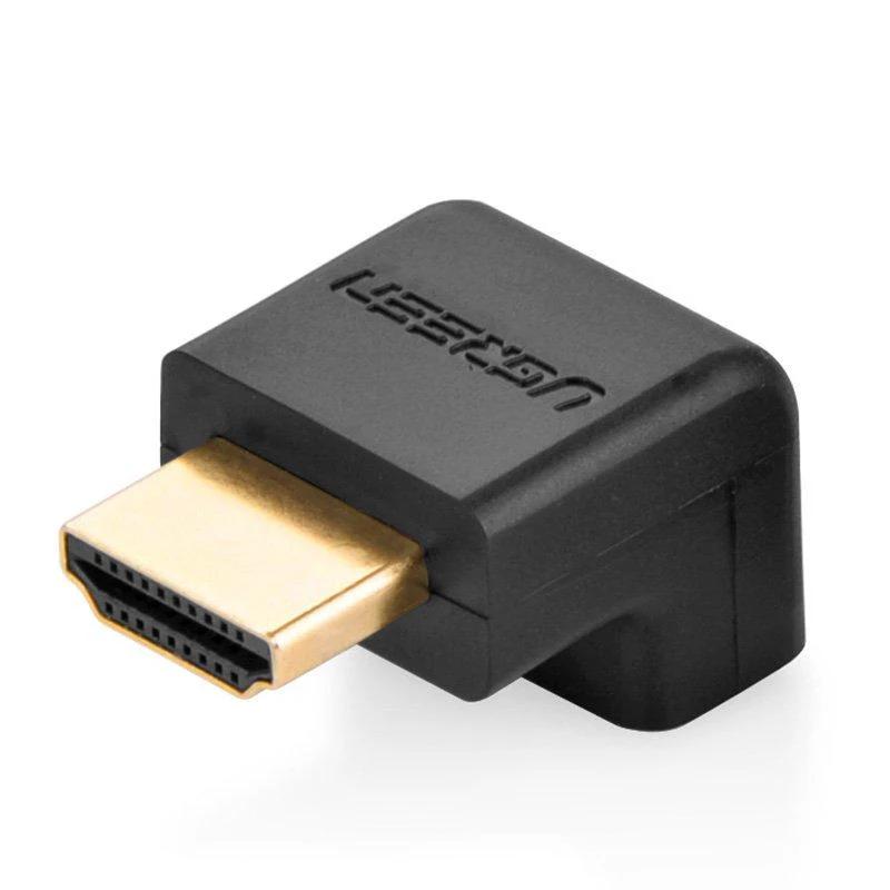 Ugreen 4K HDMI Male To Female Adapter - Angled Down - محول